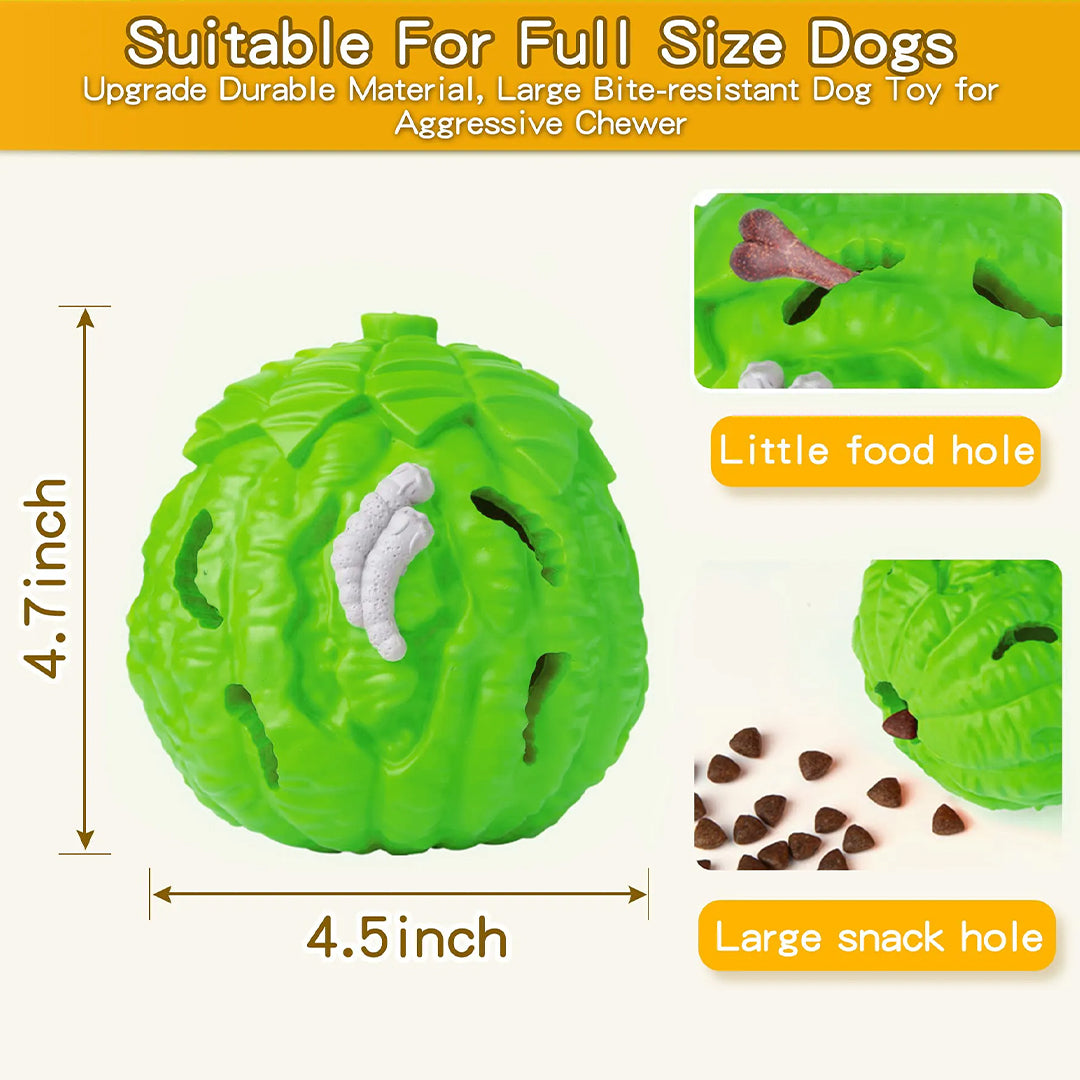 Grapefruit Interactive Dog Puzzle Toy - Perfect for Boredom! second image