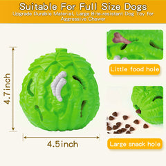 PetBuds Grapefruit Interactive Dog Puzzle Toy for Boredom