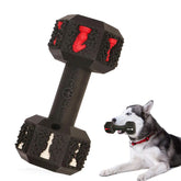 Rubber Sport Toy Indestructible Leakage Food Dumbbell Hiding Food Bite Pet Chew Dog Toy