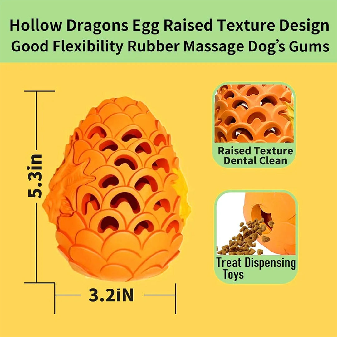 Dragon Egg Dog Toys for Aggressive Chewers | Tough and Indestructible second image