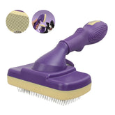 Self-Cleaning Slicker Dog Grooming Brush for Dogs and Cats