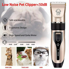 Pet Hair Clipper Trimmer | Cat Dog Grooming Electric Shaver Kit