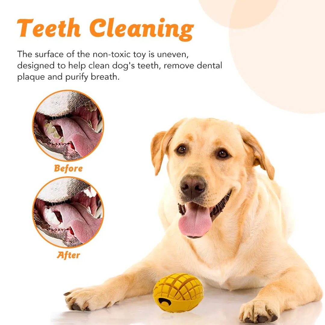 PetBuds Indestructible Mango Shaped Rubber Dog Chew Toys second image