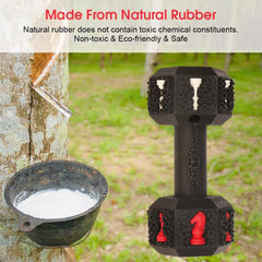 Rubber Sport Toy Indestructible Leakage Food Dumbbell Hiding Food Bite Pet Chew Dog Toy