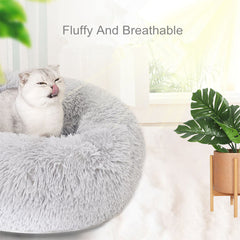 Sustainable Removable Cat Dog Pet Bed | Luxury Fluffy Pet Beds