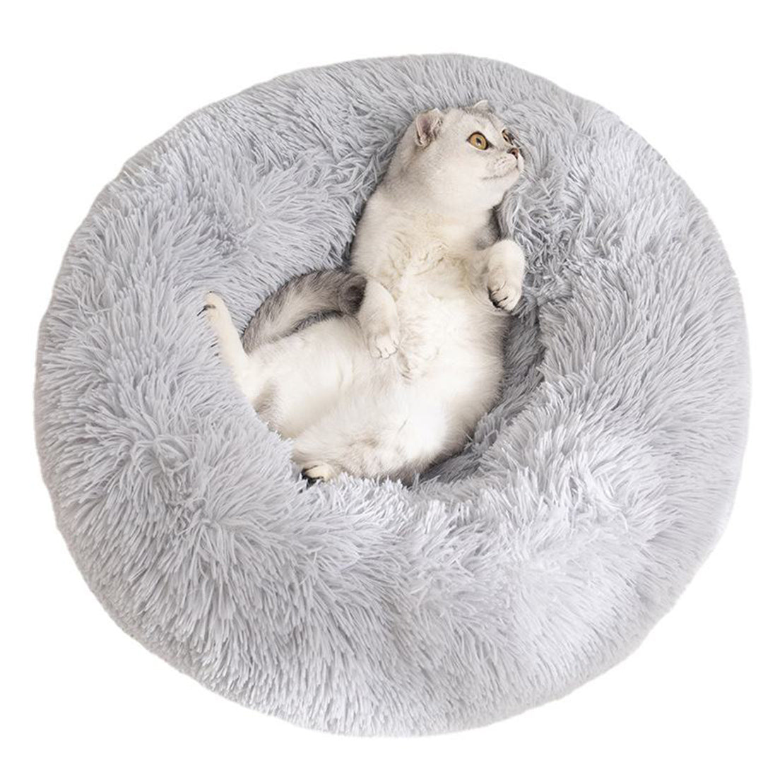 Sustainable Removable Cat Dog Pet Bed | Luxury Fluffy Pet Beds