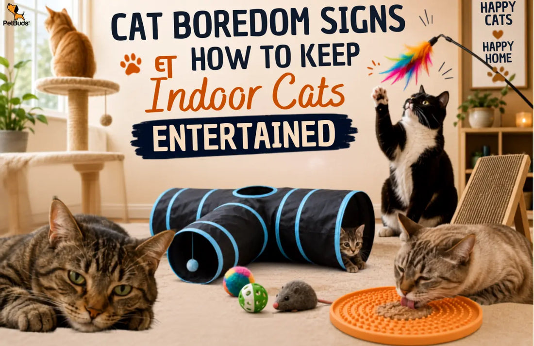 Cat Boredom Signs & How to Keep Indoor Cats Entertained
