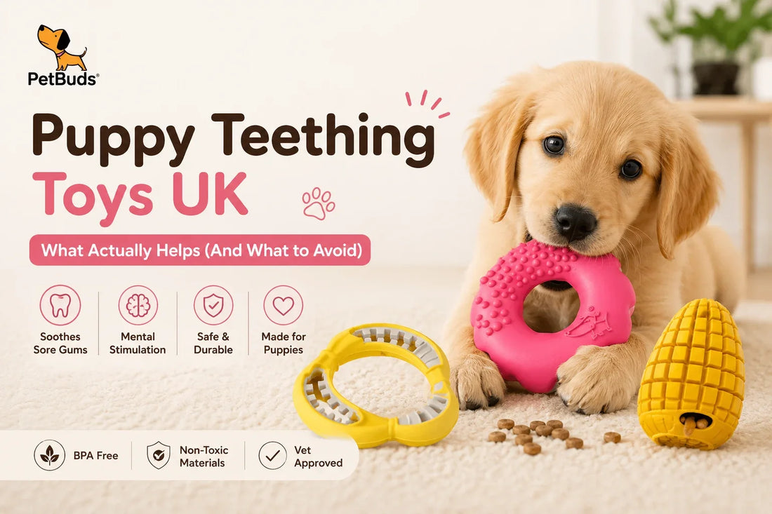 Puppy teething toys UK for boredom and healthy chewing