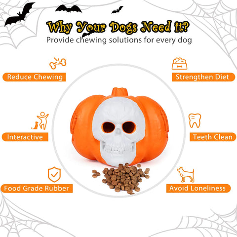 Halloween Pumpkin Dog Toys - Spooky Fun for Pets!