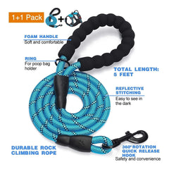 Adjustable No Pull Dog Harness with Free Heavy Duty 5ft Dog Leash