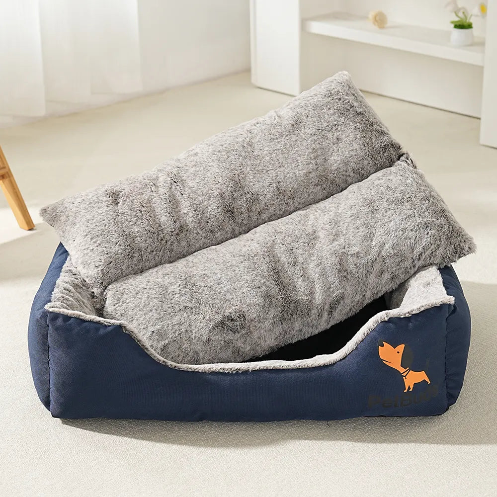 indestructable dog bed - Chew Proof Dog Bed -Blue Color - PetBudUK