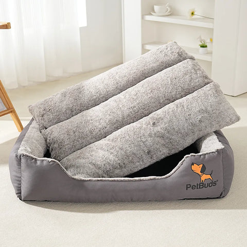 indestructable dog bed - Chew Proof Dog Bed -Grey Color - PetBudUK
