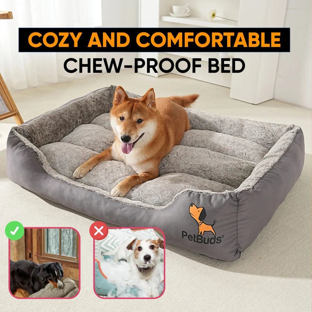 indestructable dog bed - Chew Proof Deg Bed - PetBudUK