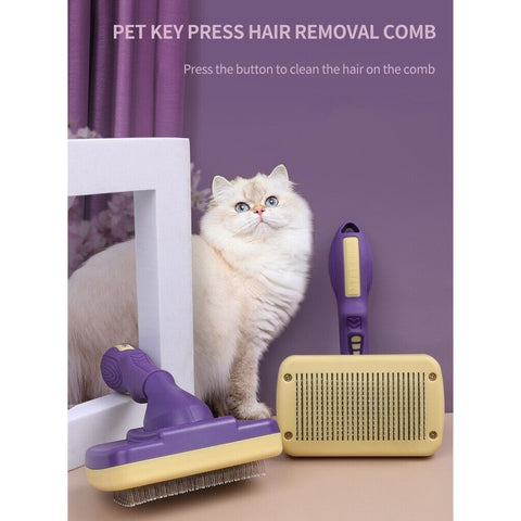 Slicker Brush For Dogs & Cats | Grooming Brush For Comfortable & Gentle Experience