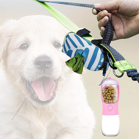 Leak Proof Dog Water Bottle With Portable Food & Poop Bag Dispenser (Copy)[test]