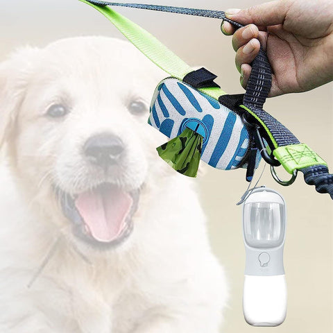 Leak Proof Dog Water Bottle With Portable Food & Poop Bag Dispenser (Copy)[test]